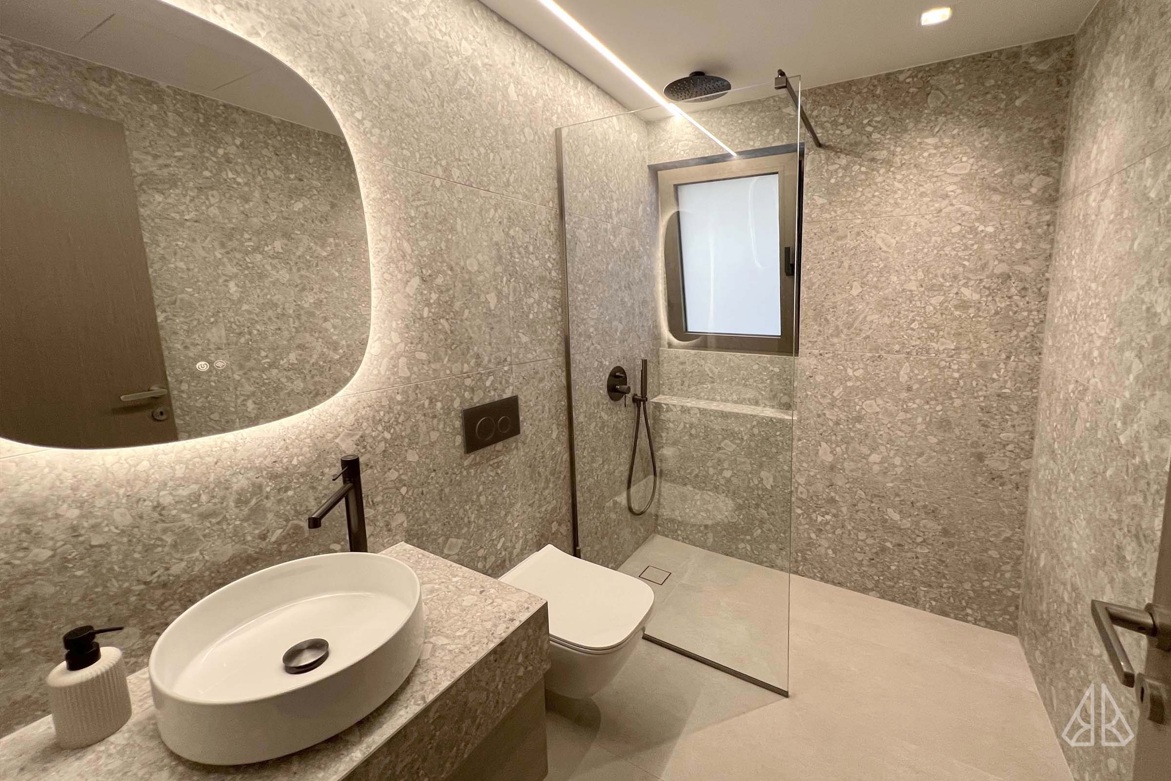 Spa-inspired bathroom